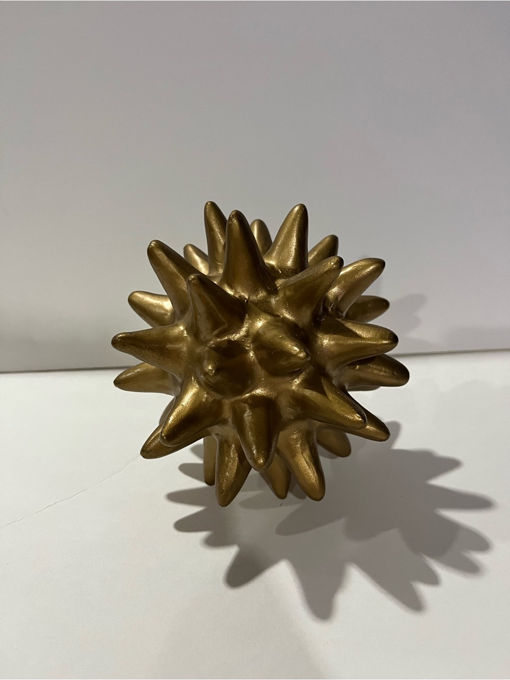 Large Antique Gold Urchin